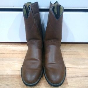 Justin Brand Roper Cowboy Boots Men Size 10 1/2 D